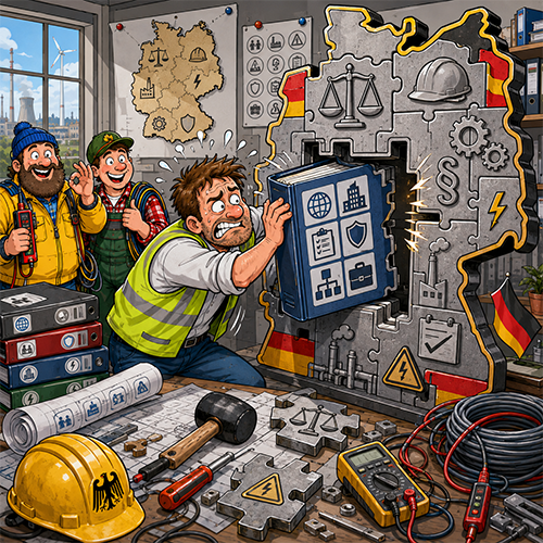 Electrical Plan adapting Germany