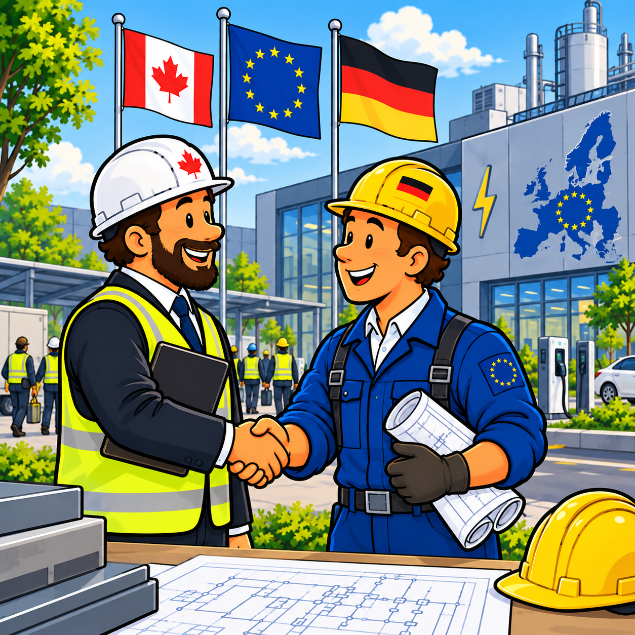 Canada Germany electrical work